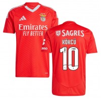 Benfica Orkun Kokcu #10 Hemmatröja 2024-25 Korta ärmar